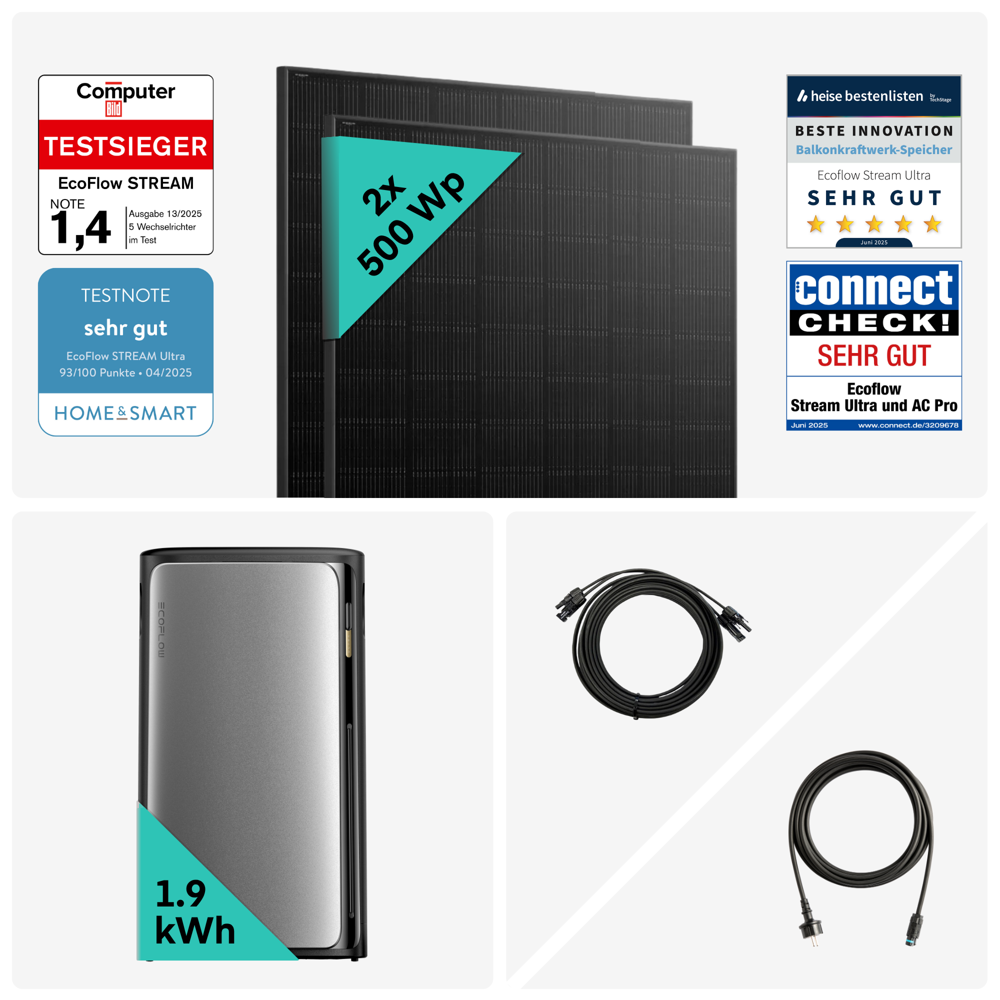 Yuma x EcoFlow – 1000W Balkonkraftwerk mit STREAM Ultra Yuma x EcoFlow - 1000W Balkonkraftwerk mit STREAM Ultra