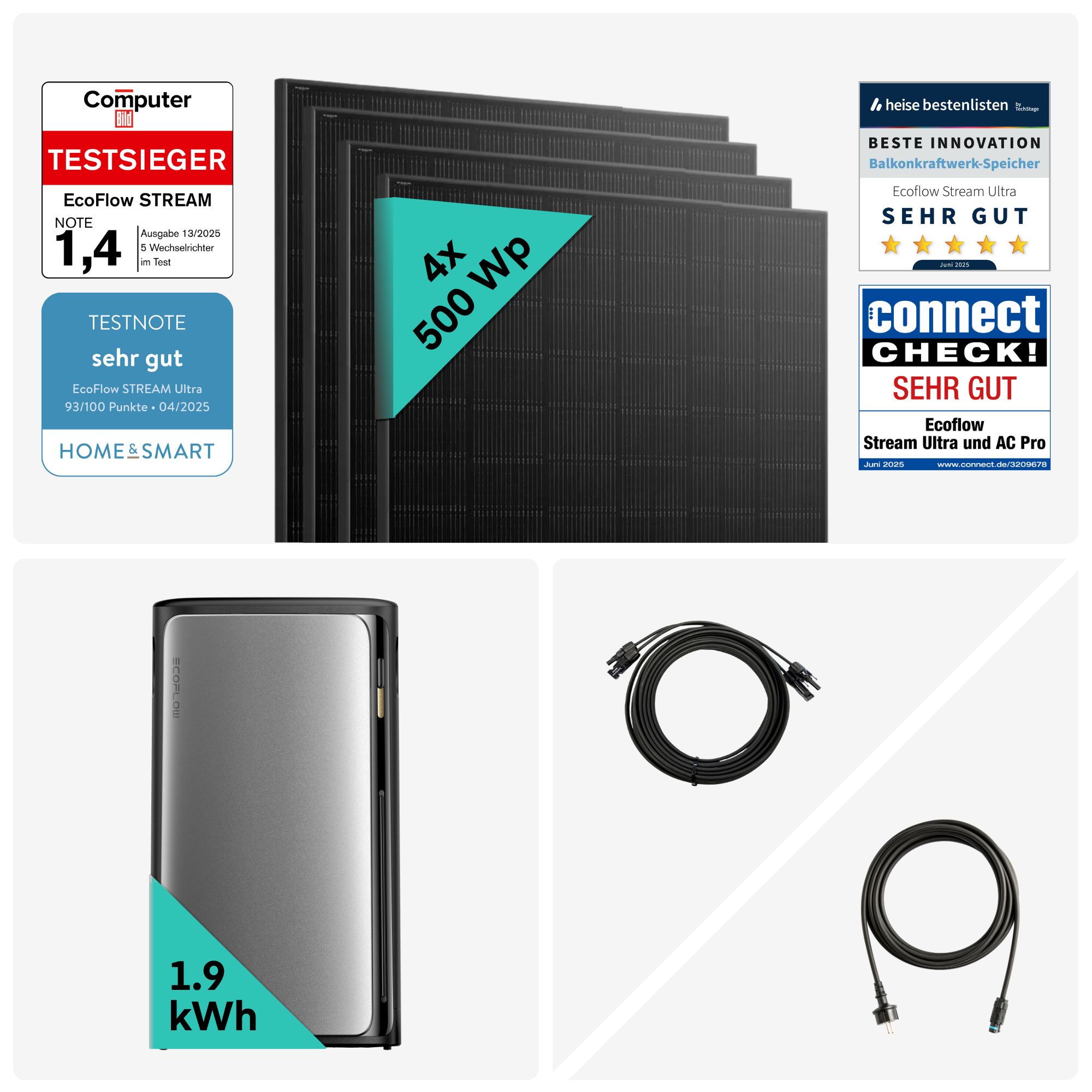Yuma x EcoFlow – 2000W Balkonkraftwerk mit STREAM Ultra Yuma x EcoFlow - 2000W Balkonkraftwerk mit STREAM Ultra